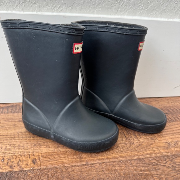 Hunter Little Kids First Classic Rain Boots Navy Size 7 - Picture 2 of 6